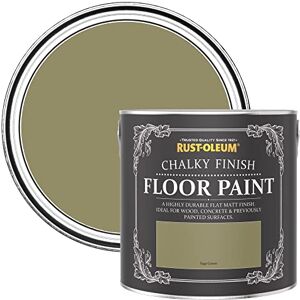 Rust-Oleum Green Scratch-Resistant Floor Paint in Matt Finish Sage Green 2.5L Rust-Oleum Green Scratch-Resistant Floor Paint in Matt Finish Sage Green 2.5L