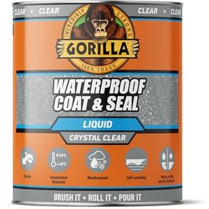 Gorilla Waterproof Coat & Seal Clear, 473ml Weatherproof Liquid Sealant Stops & Prevents Leaks For Roof Tiles, Brick, Wood, Metal, Concrete, Stone, Rubber, Plastics* Gorilla Waterproof Coat & Seal Clear, 473ml Weatherproof Liquid Sealant Stops & Prevents Leaks For Roof Tiles, Brick, Wood, Metal, Concrete, Stone, Rubber, Plastics*