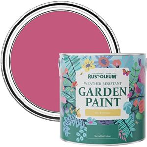 Rust-Oleum Pink Mould-Resistant Garden Paint In Matt Finish Raspberry Ripple 2.5L Rust-Oleum Pink Mould-Resistant Garden Paint In Matt Finish Raspberry Ripple 2.5L