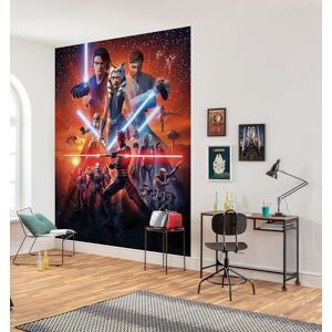 Komar Non-Woven Photo Wallpaper Star Wars Clone Wars Mission Size 200 x 250 cm Children's Wallpaper Children's Wallpaper Komar Non-Woven Photo Wallpaper Star Wars Clone Wars Mission Size 200 x 250 cm Children's Wallpaper Children's Wallpaper