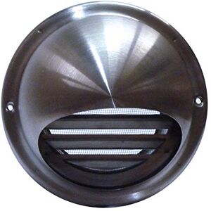 Airflow 125mm Stainless Steel Wall Cowl Vent with Louvres & Fly Screen – Weather-Resistant Air Vent Cover for Intake & Exhaust – Includes Sealant, Screws & Drip Diverter Airflow 125mm Stainless Steel Wall Cowl Vent with Louvres & Fly Screen – Weather-Resistant Air Vent Cover for Intake & Exhaust – Includes Sealant, Screws & Drip Diverter