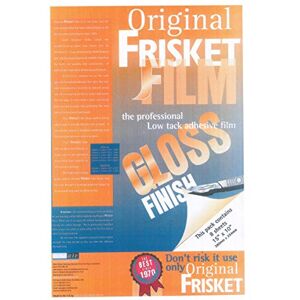 Frisket 380 x 254mm Gloss Low Tack Masking Film (Pack of 8 Sheets) Frisket 380 x 254mm Gloss Low Tack Masking Film (Pack of 8 Sheets)