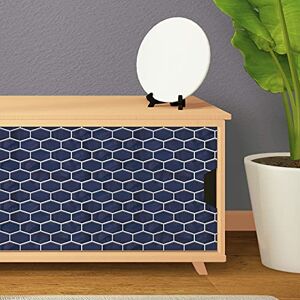 WALPLUS 28.5x14cm@24 pcs Shimmering Blue Honeycomb Hexa Wall Tile Sticker Backsplash Tile Paint Stick on Tiles Peel and Stick Self Adhesive Wall Tiles Stickers for Kitchen Bathroom Tile Transfer WALPLUS 28.5x14cm@24 pcs Shimmering Blue Honeycomb Hexa Wall Tile Sticker Backsplash Tile Paint Stick on Tiles Peel and Stick Self Adhesive Wall Tiles Stickers for Kitchen Bathroom Tile Transfer