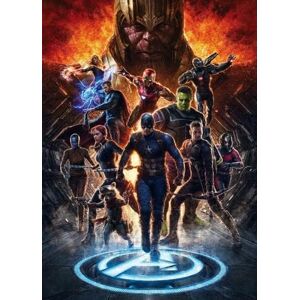 Komar Marvel IADX4-073 Non-Woven Photo Wallpaper Avengers vs Thanos 200 x 280 cm (W x H) Komar Marvel IADX4-073 Non-Woven Photo Wallpaper Avengers vs Thanos 200 x 280 cm (W x H)