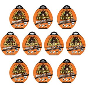 Gorilla 3044010 Tape Duct Tape Black 48mm x 32m (10 Pack) Gorilla 3044010 Tape Duct Tape Black 48mm x 32m (10 Pack)