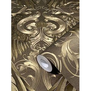 Marburg Wallpaper Gold Baroque Crown Noble Classic Collection Glööckler Imperial Bedroom Living Room Made in Germany 10,05m X 0,70m 52540 Known from The TV! Marburg Wallpaper Gold Baroque Crown Noble Classic Collection Glööckler Imperial Bedroom Living Room Made in Germany 10,05m X 0,70m 52540 Known from The TV!