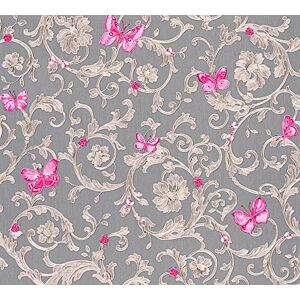 A.S. Création Baroque Wallpaper with Ornaments Versace 3 Non-Woven Wallpaper 10.05 m x 0.70 m Violet Grey Bronze Made in Germany 343255 34325-5 A.S. Création Baroque Wallpaper with Ornaments Versace 3 Non-Woven Wallpaper 10.05 m x 0.70 m Violet Grey Bronze Made in Germany 343255 34325-5