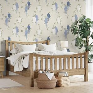 Fine Decor Wisteria Floral Blue Wallpaper - Wallpaper Fine Decor Wisteria Floral Blue Wallpaper - Wallpaper