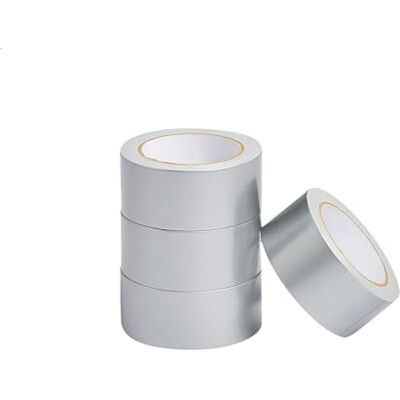 Amazon Basics Heavy Duty Advanced Strength Duct Tape, 0.047m Wx 18.2 m L, Silver, 4-Pack, Great for General-Purpose Use, Home repairing, DIY work, Auto repair and Outdoor activities Amazon Basics Heavy Duty Advanced Strength Duct Tape, 0.047m Wx 18.2 m L, Silver, 4-Pack, Great for General-Purpose Use, Home repairing, DIY work, Auto repair and Outdoor activities