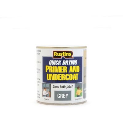 Rustins GYPU500 500ml Quick Dry Primer Undercoat Grey Rustins GYPU500 500ml Quick Dry Primer Undercoat Grey