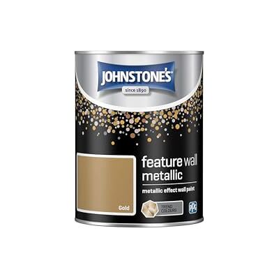 Johnstone's - Feature Wall Metallic Effect - Gold - Paints Johnstone's - Feature Wall Metallic Effect - Gold - Paints