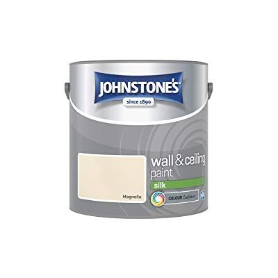Johnstone's Silk Emulsion - Magnolia - 2.5 L - Paint Johnstone's Silk Emulsion - Magnolia - 2.5 L - Paint
