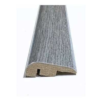 FloorPro Solid Laminate/Wood Flooring MDF Threshold Strip End Edge 16 Modern Oak Colours (2.4m, Boston Grey Oak) FloorPro Solid Laminate/Wood Flooring MDF Threshold Strip End Edge 16 Modern Oak Colours (2.4m, Boston Grey Oak)