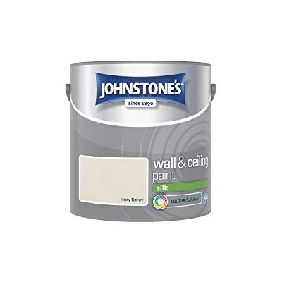 Johnstone's - Silk Emulsion - Ivory - 2.5L Johnstone's - Silk Emulsion - Ivory - 2.5L
