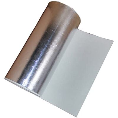 GSUNLEO 1pcs High-Temperature Ceramic Fiber Insulation Sheet 2300℉ Heat Shield Aluminum Foil Mat for Wood Burning Stoves, 50x100 cm(Thickness: 3mm) GSUNLEO 1pcs High-Temperature Ceramic Fiber Insulation Sheet 2300℉ Heat Shield Aluminum Foil Mat for Wood Burning Stoves, 50x100 cm(Thickness: 3mm)
