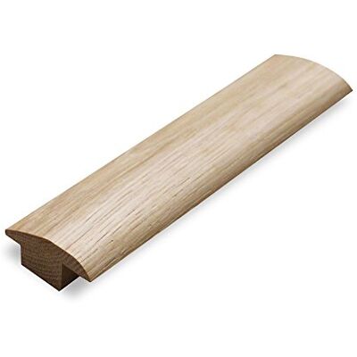 Ambience Hardwood Flooring Solid Oak 18mm Wood to Carpet Threshold, Door Strip, Moulding, Door Bar Pre Finished Lacquered Oak, 900mm / 90cm Ambience Hardwood Flooring Solid Oak 18mm Wood to Carpet Threshold, Door Strip, Moulding, Door Bar Pre Finished Lacquered Oak, 900mm / 90cm