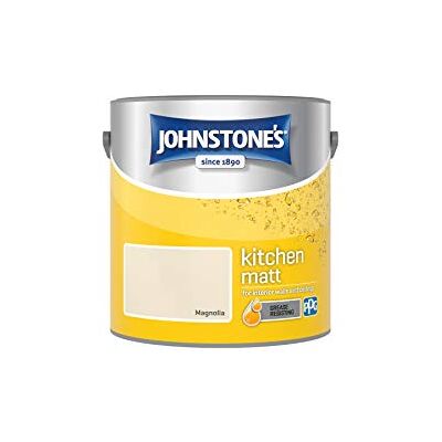 Johnstone's - Kitchen Matt Emulsion - Magnolia - 2.5L - Paint Johnstone's - Kitchen Matt Emulsion - Magnolia - 2.5L - Paint