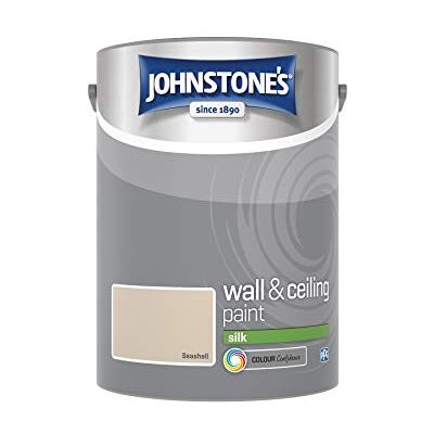 Johnstone's Silk Emulsion - Seashell - 2.5L - Paint Johnstone's Silk Emulsion - Seashell - 2.5L - Paint