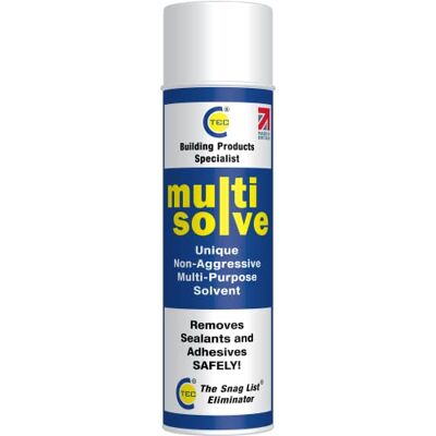 CT1 MSV MULTISOLVE Multi Purpose Solvent Adhesive, Sealant & Glue Remover Aerosol Spray Adhesive Remover Fast Working & Drying Clear 500ml CT1 MSV MULTISOLVE Multi Purpose Solvent Adhesive, Sealant & Glue Remover Aerosol Spray Adhesive Remover Fast Working & Drying Clear 500ml