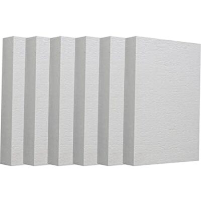 OAOAO 6 Pcs Ceramic Fiber Insulation Board 300x200x6mm, Fireproof Heat Resistant for Pizza Ovens, Wood Stoves, Furnaces, Kilns, Forges OAOAO 6 Pcs Ceramic Fiber Insulation Board 300x200x6mm, Fireproof Heat Resistant for Pizza Ovens, Wood Stoves, Furnaces, Kilns, Forges