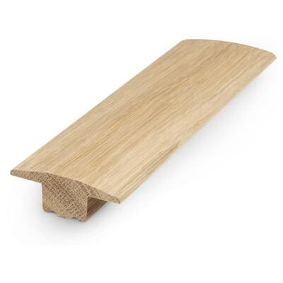 Ambience Hardwood Flooring Solid Oak 15mm T Section Door Bar Threshold Trim Moulding Un Finished Oak, 0.9M Ambience Hardwood Flooring Solid Oak 15mm T Section Door Bar Threshold Trim Moulding Un Finished Oak, 0.9M