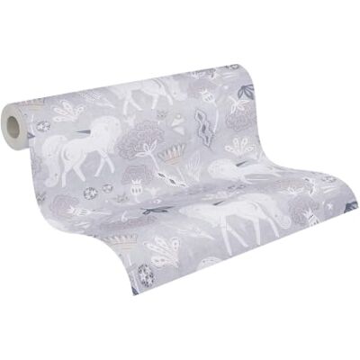 A.S. Creation Vliestapete 771381 Gray Pink Motif Kids Room Lilly & Luis - Vliestapete A.S. Creation Vliestapete 771381 Gray Pink Motif Kids Room Lilly & Luis - Vliestapete