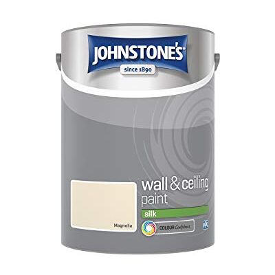 Johnstone's - Silk Emulsion - Magnolia - 5L - Paint Johnstone's - Silk Emulsion - Magnolia - 5L - Paint