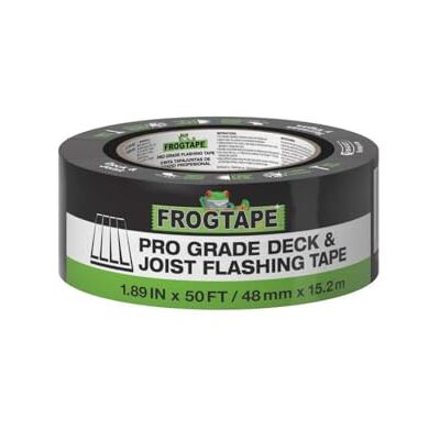 Frog Tape Frogtape Pro Grade Decking & Joist Flashing Tape 48mm x 15.2m Frog Tape Frogtape Pro Grade Decking & Joist Flashing Tape 48mm x 15.2m