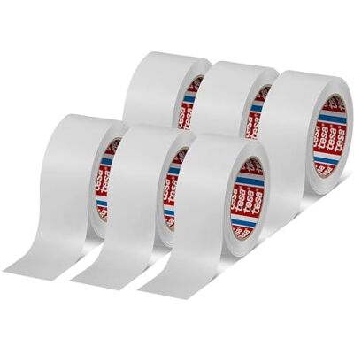tesa UK tesa Pack 4313 Paper Parcel Tape in Pack of 6 Tape for Packaging Parcels and Boxes White 6 Rolls Each 50 m x 50 mm tesa UK tesa Pack 4313 Paper Parcel Tape in Pack of 6 Tape for Packaging Parcels and Boxes White 6 Rolls Each 50 m x 50 mm