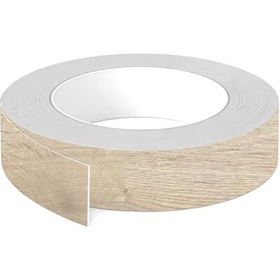 cyclingcolors 1 x Edge Edging Tape ABS Glueless 23 mm x 5 m Thickness 0.8 mm for Furniture Worktop Laminate Wood Halifax Oak White cyclingcolors 1 x Edge Edging Tape ABS Glueless 23 mm x 5 m Thickness 0.8 mm for Furniture Worktop Laminate Wood Halifax Oak White