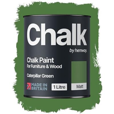 Hemway - Caterpillar Green Chalk Paint - Matt Finish - Chalk Paint Hemway - Caterpillar Green Chalk Paint - Matt Finish - Chalk Paint
