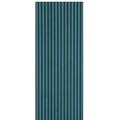 Tuda Grass Direct Velour Acoustic Wall Slatted 3D Panel Curved Slat Blue 240x60cm Tuda Grass Direct Velour Acoustic Wall Slatted 3D Panel Curved Slat Blue 240x60cm
