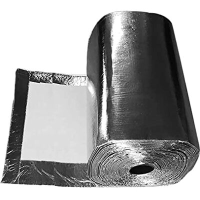 GOONSDS Ceramic Fiber Insulation Baffle Fire Blanket Single-Sided Aluminum Foil for Stoves, Furnace, Kilns, Fire ,1000mmx610mmx4mm GOONSDS Ceramic Fiber Insulation Baffle Fire Blanket Single-Sided Aluminum Foil for Stoves, Furnace, Kilns, Fire ,1000mmx610mmx4mm