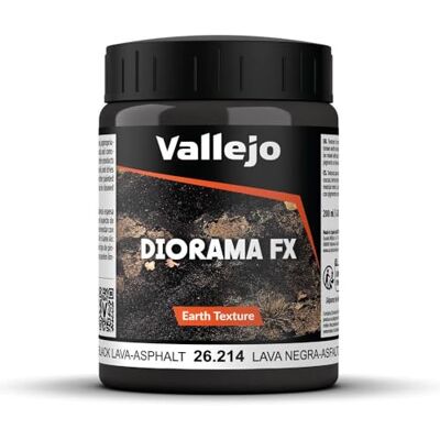 Vallejo Model Color 200 ml Stone Textures Black Lava Vallejo Model Color 200 ml Stone Textures Black Lava