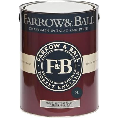 Farrow & Ball Modern Eggshell No.241 - Skimming Stone 5L Farrow & Ball Modern Eggshell No.241 - Skimming Stone 5L