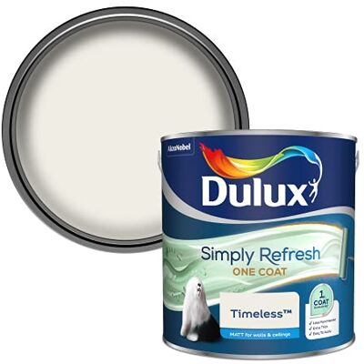 Dulux Timeless One Coat Matt Emulsion Paint - 2.5L Dulux Timeless One Coat Matt Emulsion Paint - 2.5L