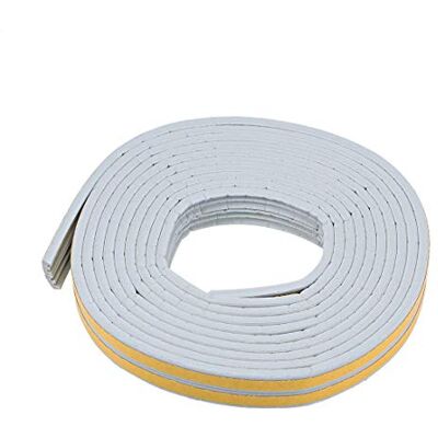 9mm Width 4mm Thick Grey Foam Seal Tape 3 Metres Long 2 Pcs 9mm Width 4mm Thick Grey Foam Seal Tape 3 Metres Long 2 Pcs