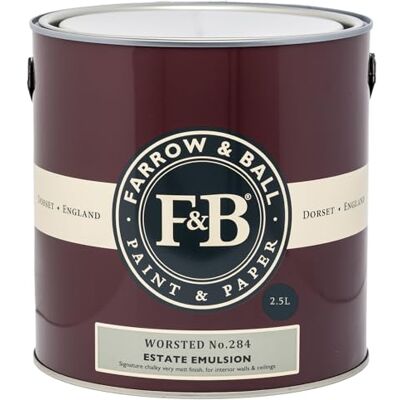 Farrow & Ball Worsted 284 - Interior Emulsion Paint Farrow & Ball Worsted 284 - Interior Emulsion Paint