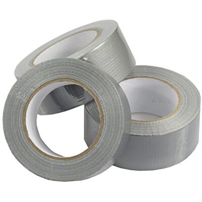 Triplast 50 mm x 50 m Strong Gaffa Duct Tape Silver (Pack of 24) Triplast 50 mm x 50 m Strong Gaffa Duct Tape Silver (Pack of 24)