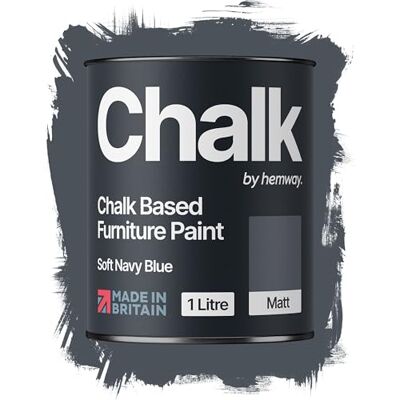 Hemway - Soft Navy Blue Furniture Paint - Soft Navy Blue Hemway - Soft Navy Blue Furniture Paint - Soft Navy Blue