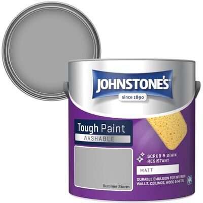 Johnstone's - Washable Matt Emulsion Paint - 2.5l - Paint Johnstone's - Washable Matt Emulsion Paint - 2.5l - Paint