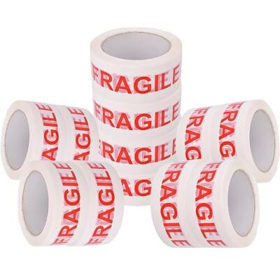 1ABOVE Fragile Packing Tape 48mm x 66m (12 Rolls) — Premium Quality Heavy Duty Tape Strong Fragile Parcel Tape for Boxes, Moving & Shipping 1ABOVE Fragile Packing Tape 48mm x 66m (12 Rolls) — Premium Quality Heavy Duty Tape Strong Fragile Parcel Tape for Boxes, Moving & Shipping