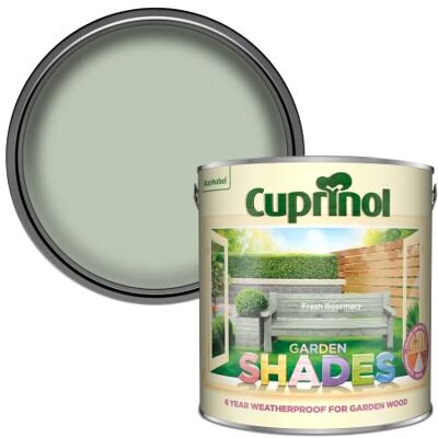 Cuprinol Garden Shades Fresh Rosemary, 2.5 Litre Cuprinol Garden Shades Fresh Rosemary, 2.5 Litre