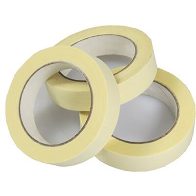 Triplast 50 m 1-Inch Paper Masking Tape (Pack of 24) Triplast 50 m 1-Inch Paper Masking Tape (Pack of 24)