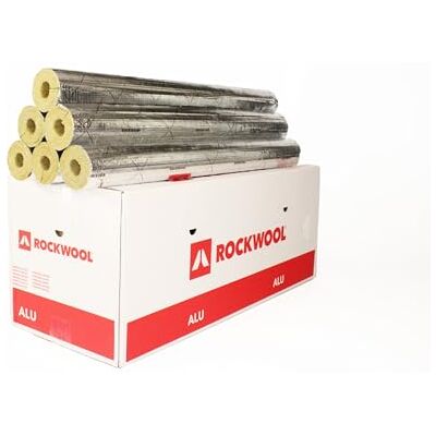 KAMAN Smart Equipments Pipe Insulation, Rockwool, WLG 0.035, Rock Wool, Insulation, Aluminium Laminated, Pipe Shell, Meets GEG Requirements (Silver, 15 x 20 1 m) KAMAN Smart Equipments Pipe Insulation, Rockwool, WLG 0.035, Rock Wool, Insulation, Aluminium Laminated, Pipe Shell, Meets GEG Requirements (Silver, 15 x 20 1 m)