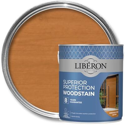 Liberon Lib126151 Medium Oak Satin 2.5L Wood Stain Liberon Lib126151 Medium Oak Satin 2.5L Wood Stain