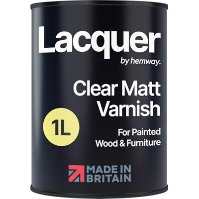 Hemway - Clear Matt Lacquer - Indoor/Outdoor - Lacquer Hemway - Clear Matt Lacquer - Indoor/Outdoor - Lacquer