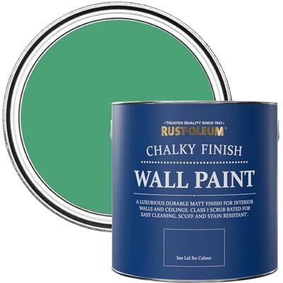 Rust-Oleum Green Matt Emulsion Wall Paint Emerald 2.5L Rust-Oleum Green Matt Emulsion Wall Paint Emerald 2.5L