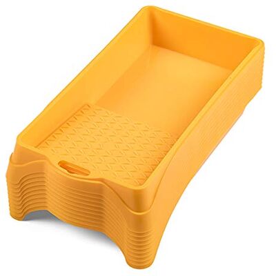 HARDY WORKING TOOLS 10x Paint Trays - 16x30cm - Durable - For Roller Painting HARDY WORKING TOOLS 10x Paint Trays - 16x30cm - Durable - For Roller Painting