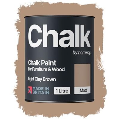 Hemway Chalk Paint - Light Clay Brown - Paint Hemway Chalk Paint - Light Clay Brown - Paint